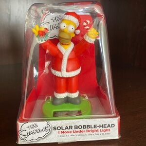 Bart Simpson Santa Solar Bobble Head